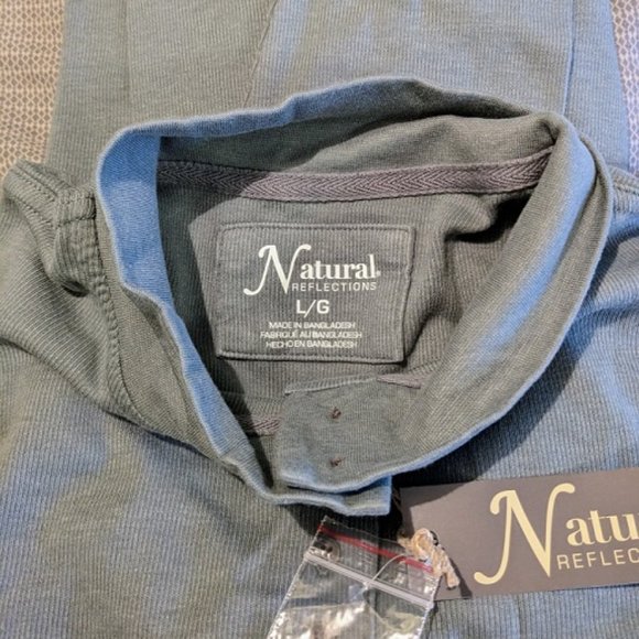 Natural Reflections 10-Button Mock Turtleneck Trooper Bass Pro Cabela's Size L - Picture 5 of 7